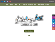 Tablet Screenshot of kitchenbar.net